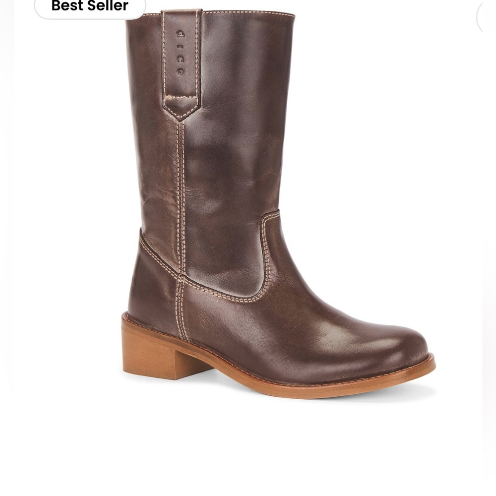 Julia gaucho boot size 39 brown escovado